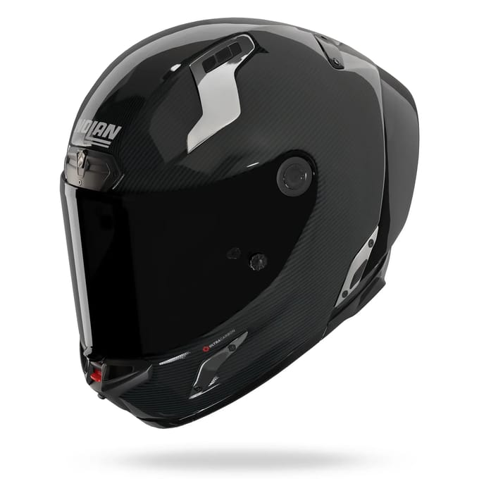 Nolan X-804 RS Zilver 332 Carbon Zilver Glossy Integraalhelm - Helm