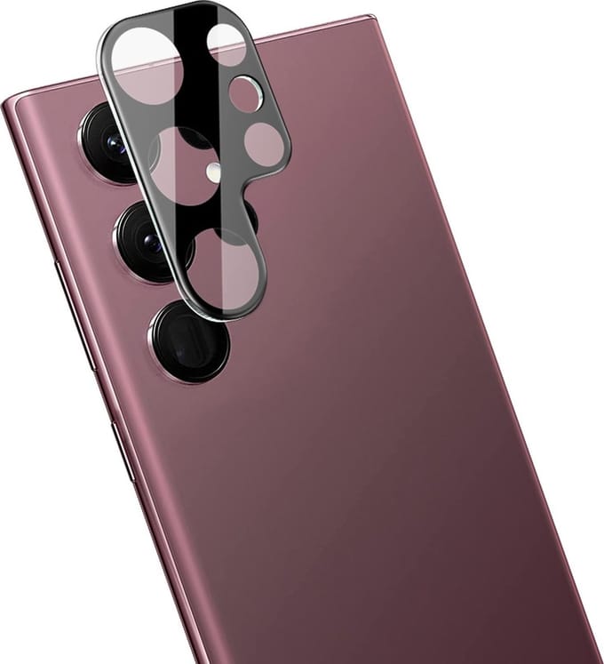 Solidenz Camera Protector - Geschikt voor Samsung Galaxy S24 Ultra - Zwart