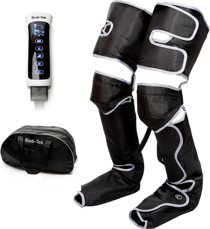 Bodi-tek Comfort360 "full leg" compressie been- & voetmassageapparaat - Infrarood & warmte - 6 programma's - Bloedsomloop