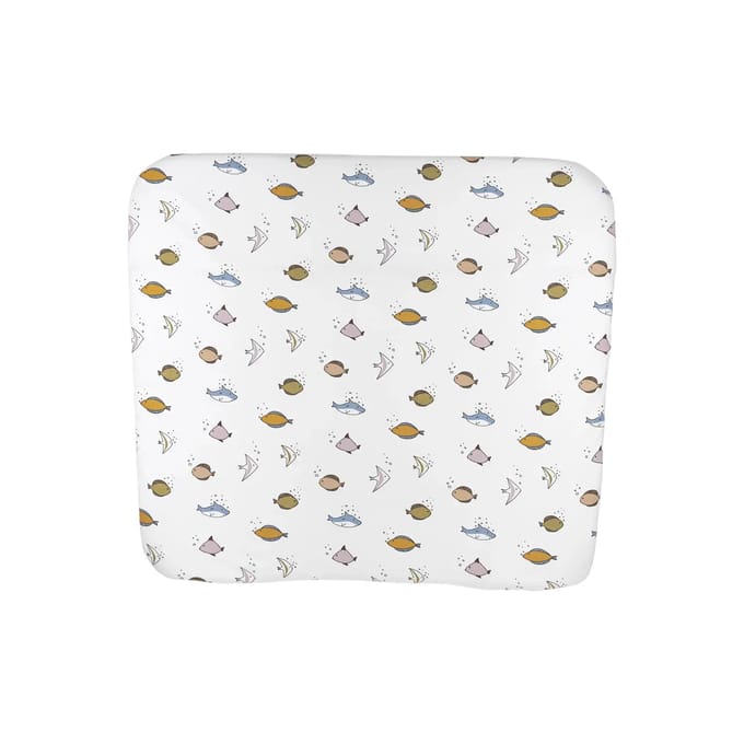 Meyco Baby Sea aankleedkussenhoes - multicolour - 85x75cm