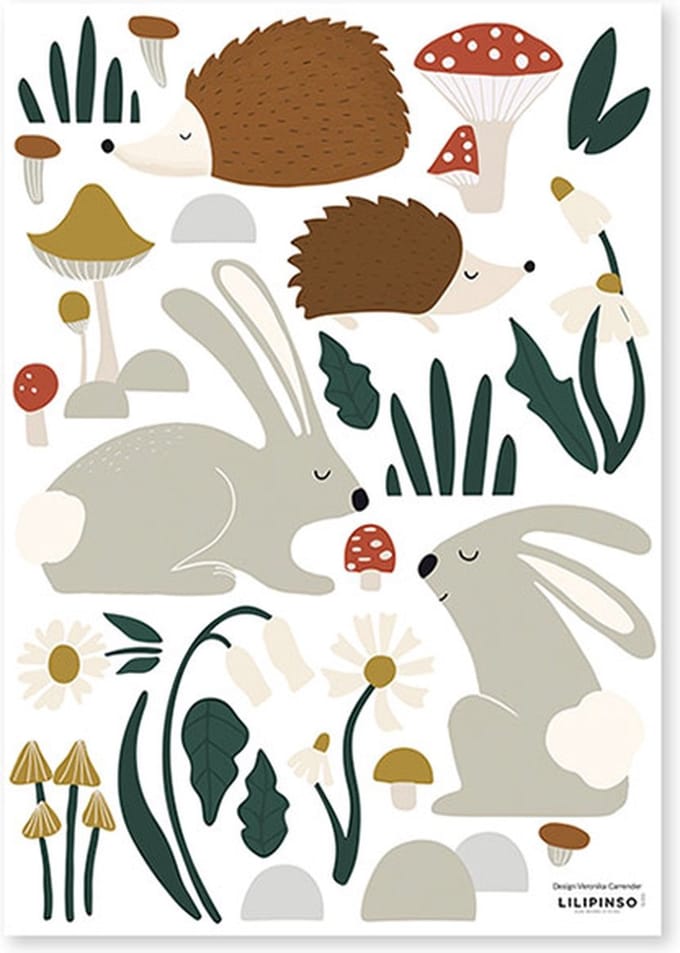 Lilipinso muurstickers Forest Animals