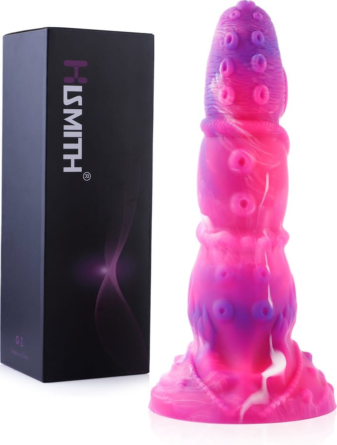 Fantasy Zuignap Dildo Roze 22 cm