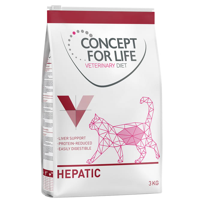 3kg Concept for Life Veterinary Diet Hepatic Kattenvoer Droog