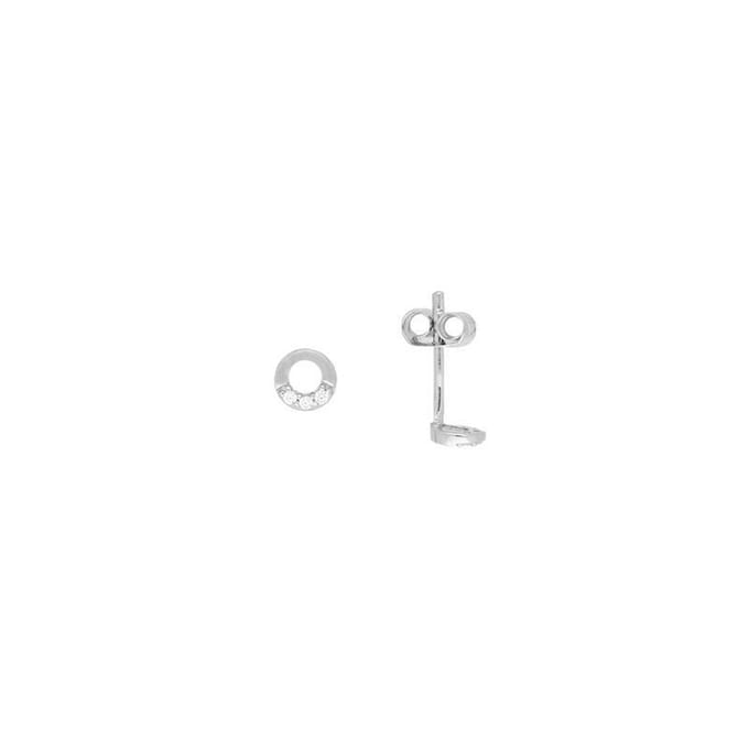 Glow 106.1057.00 oorknoppen zilver zilverkleurig 12mm