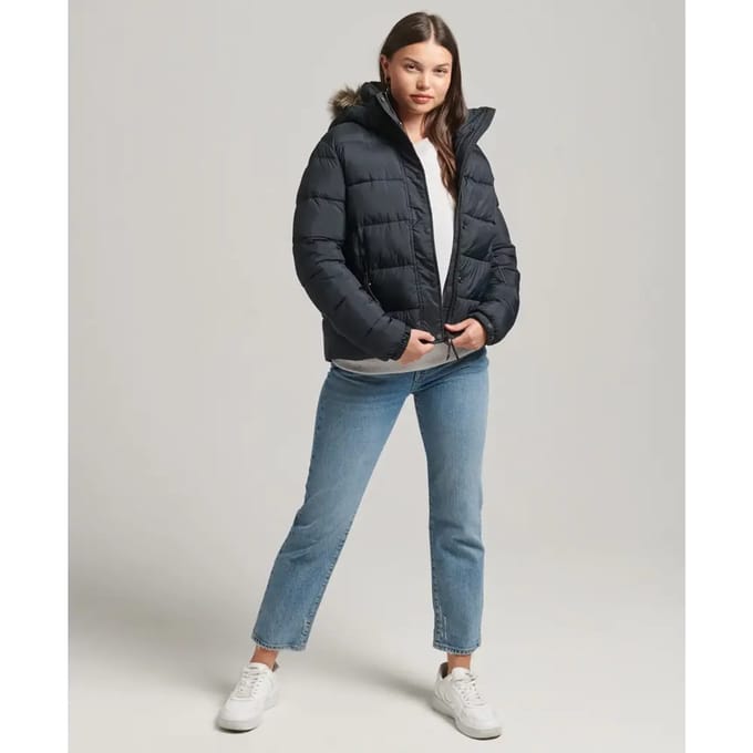Damesjack met capuchon Superdry
