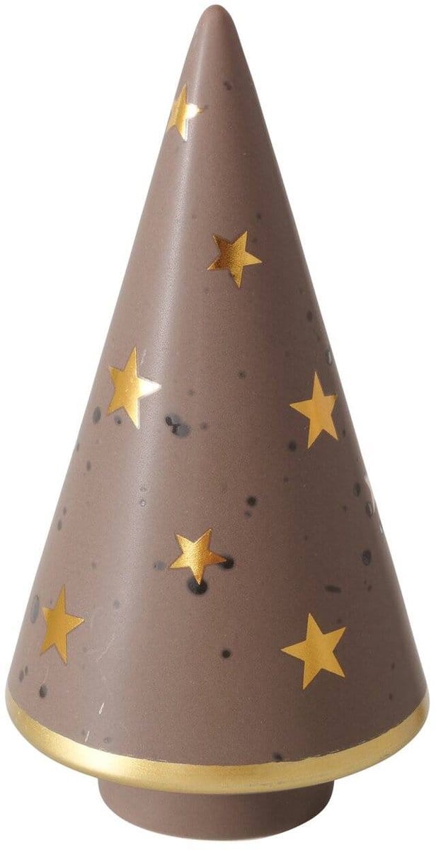 Figurine kerstboom van natuurlijk steen LAMORA, 16 cm