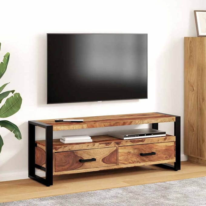 vidaXL - Tv-meubel - 120x35x45 - cm - massief - acaciahout