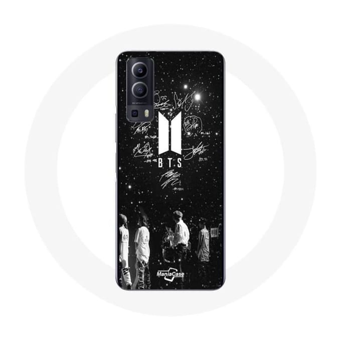 Coque - BTS - Vivo Y72 5G - Souple - Noir - Membres BTS