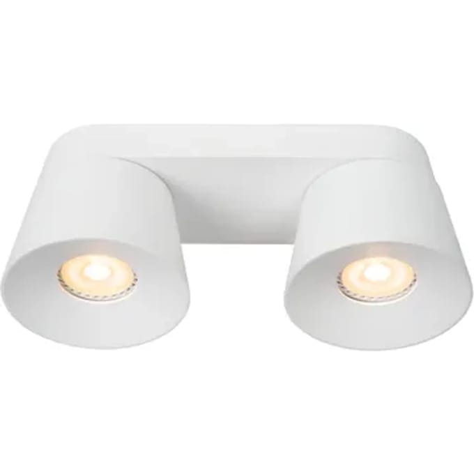 Lucide TRIGONO - Plafondspot (Plafondlamp) - 2xGU10 - Wit