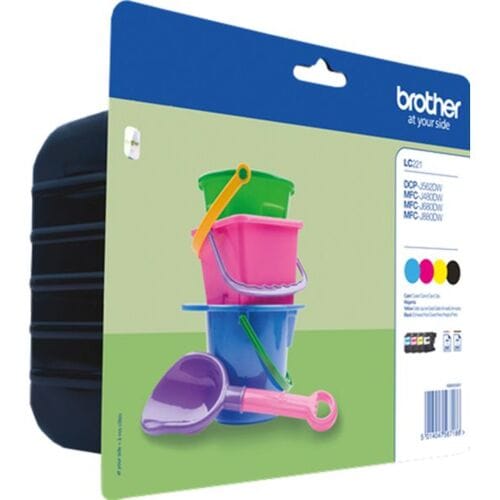 Brother Inktcartridge LC-221VALBP 4-kleuren Multipack