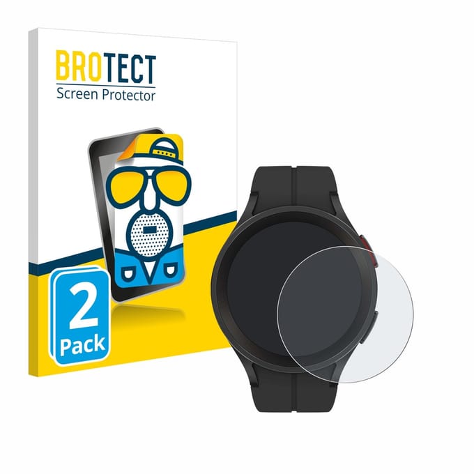 BROTECT - Screenprotector voor Samsung Galaxy Watch 5 Pro - Folie Beschermfolie matte 2 Stuks