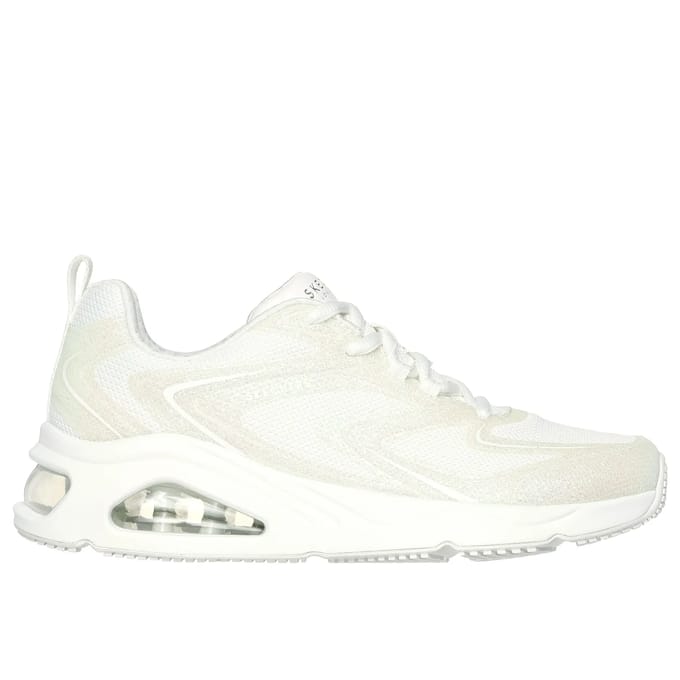 Skechers Tres-Air Uno - Glit-Airy Dames Sneakers - Wit