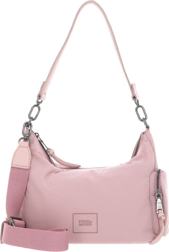 FREDsBRUDER Schoudertas Friends For Life Hobo Side Pockets Old Rose Oud roze