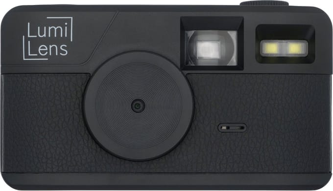 Lumi Lens Black - Schermloze Digitale Retro Camera - Digitale Camera zonder scherm