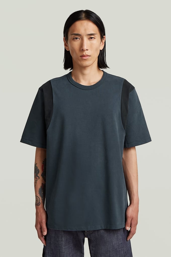 G-Star Mn Relaxed R T S/s Blue Taglia: S | Magliette basic Outlet | Uomo | Blu