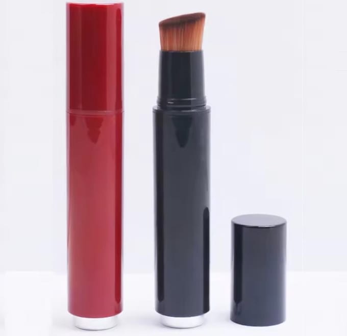 Hervulbare zonnebrand kwast, kleur Zwart- refillable sunscreen brush, colour Black