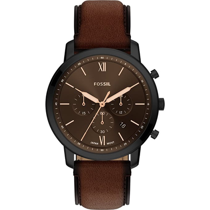 FOSSIL FS6163 Mannen Horloge 44 mm - Bruin
