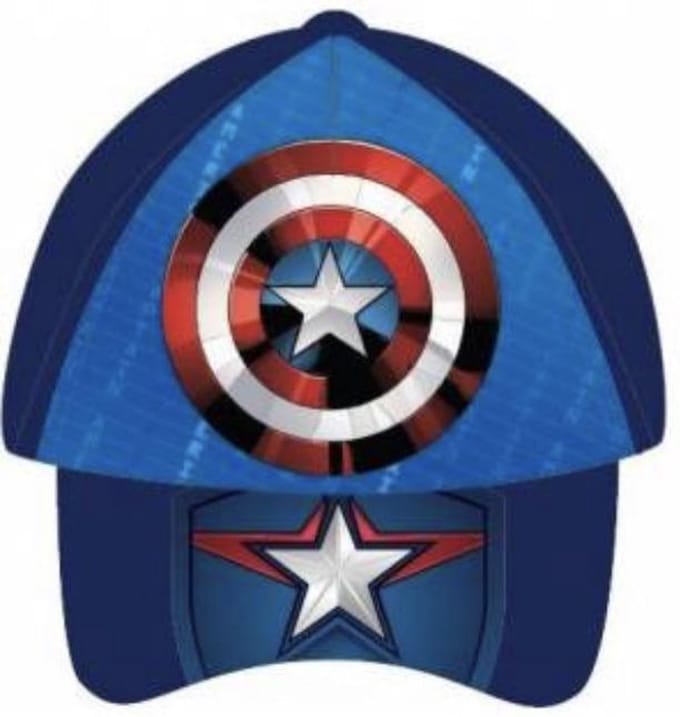 Marvel Avengers pet - cap - Blauw - maat 54 cm