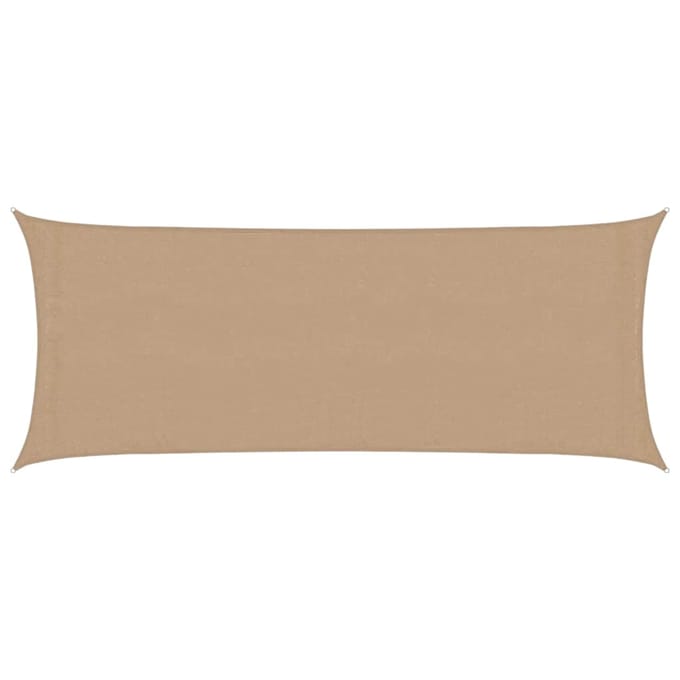 vidaXL - Zonnezeil - 160 - g/m² - 2x5 - m - HDPE - taupe