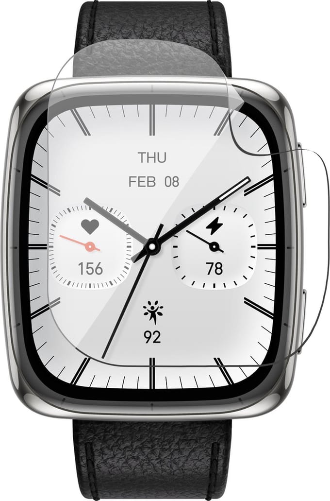 Screenprotector geschikt voor Amazfit Active 2 Square - 1x FlexGuard Screen Protector