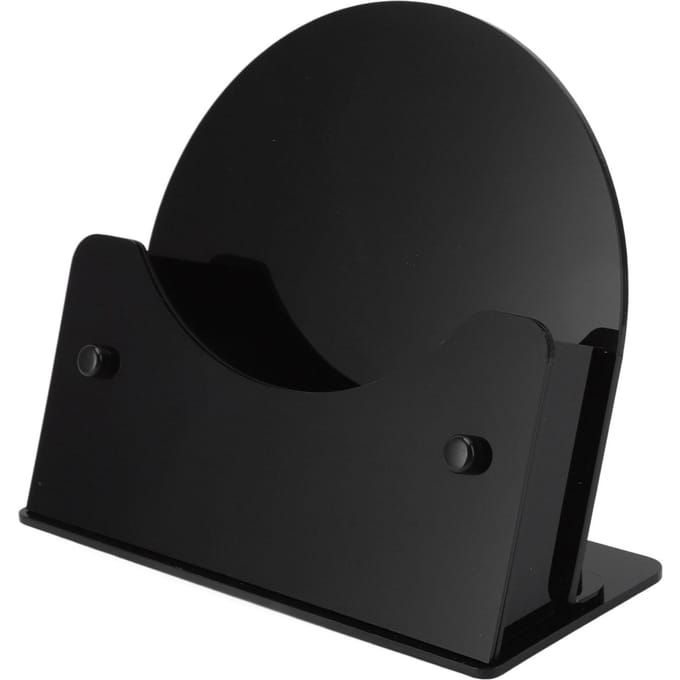 Ronde Onderzetterhouder Hittebestendig Gemakkelijk Schoonmaken Duurzaam Plastic Antislip Matbasis voor Tafel black