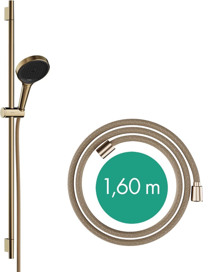 Hans Grohe Hg Shower Set Rainfinity 130 3Jet Unica S Puro 900Mm Push Slider Bbr