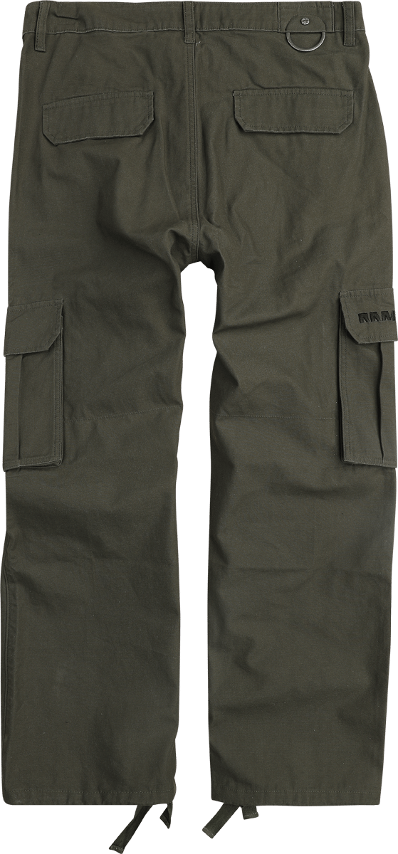 Rammstein Cargobroek - Hallomann - S tot 3XL - voor Mannen - kaki