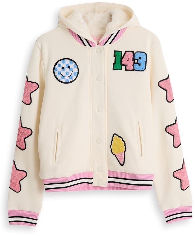 4PRESIDENT Sweater meisjes - Cream - Maat 152 - Meisjes trui