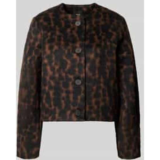 regular fit blazer met viscose