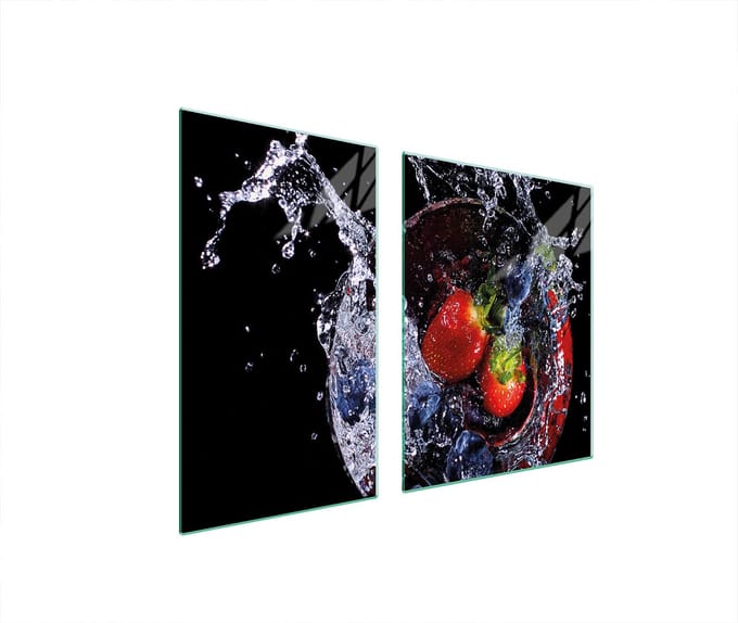 TMK ArtDeko - Glazen Snijplank - 100x52 cm - Truffels - Sfeervol Design
