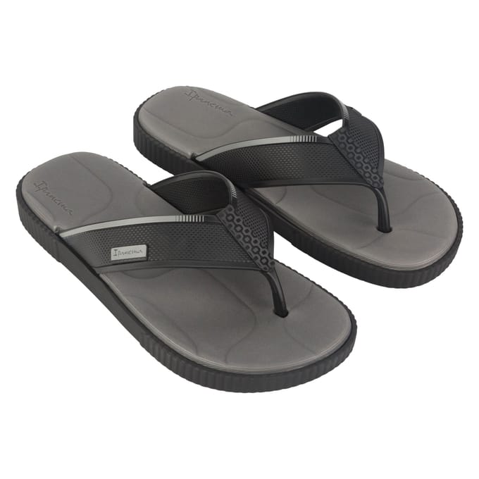 Ipanema Vintage Heren Slippers - Grey/Black