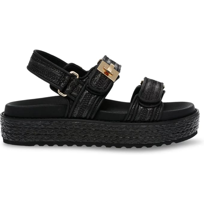 Steve Madden Bigmona Sandalen - Dames - Zwart - Maat 38