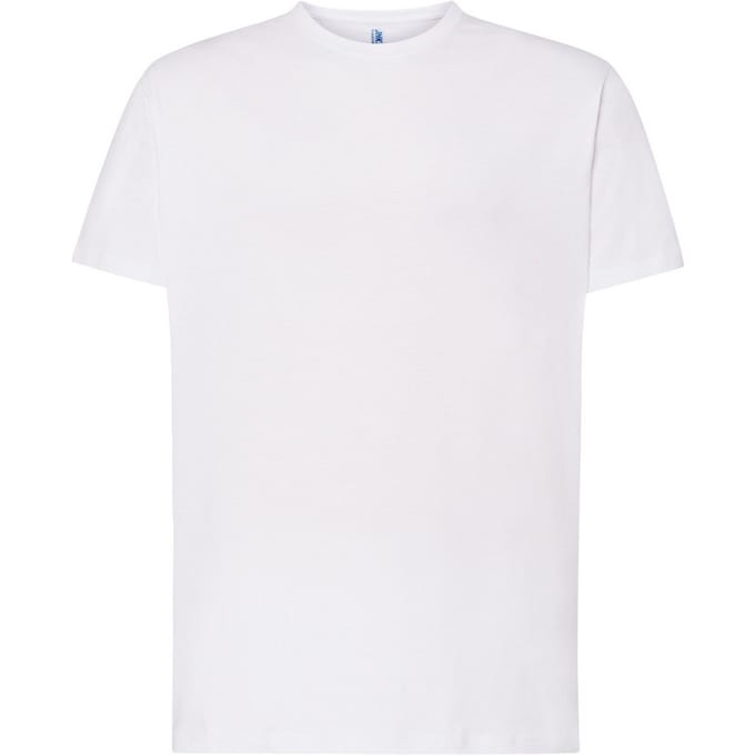 JHK Heren Normaal T-Shirt (Wit)