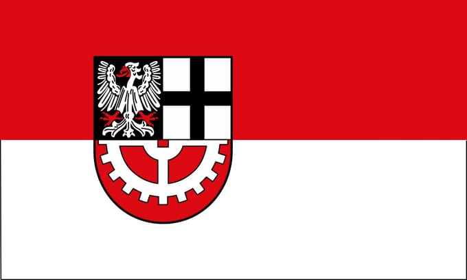 Vlag Hürth 100x150cm