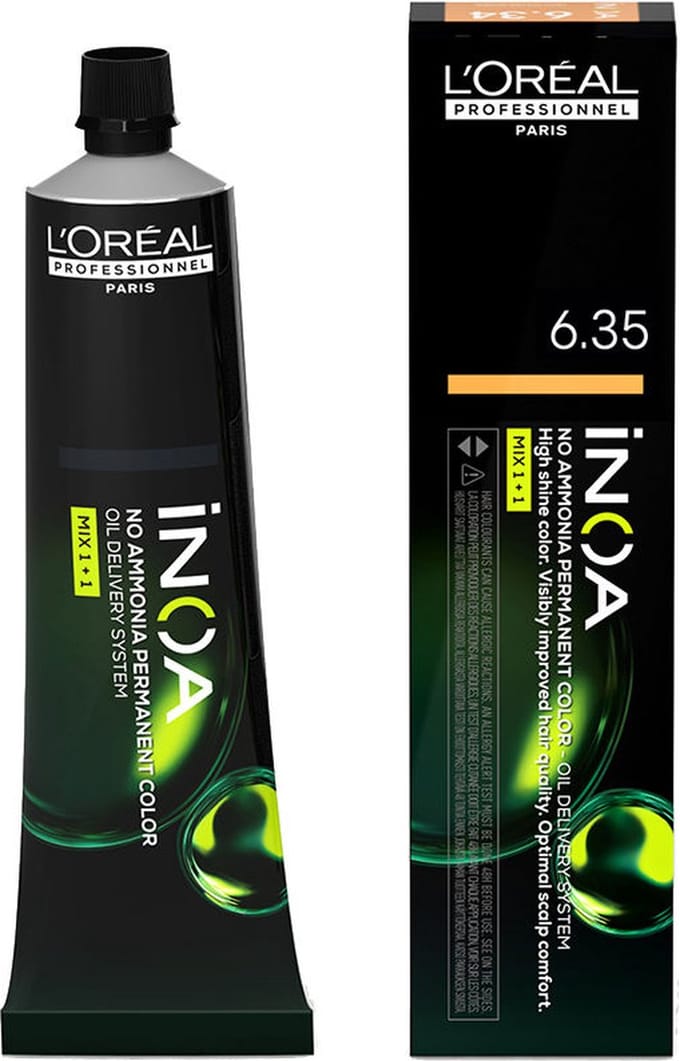 Permanent Dye L'Oreal Professionnel Paris Inoa Ammonia-free Nº 6.35 60 g