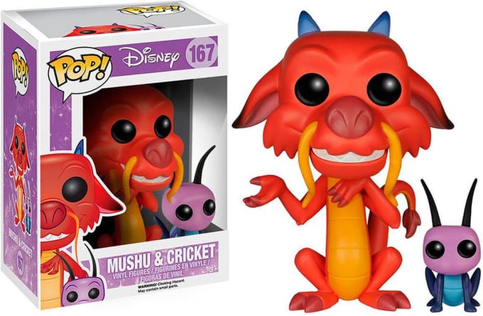 Funko Pop - Mulan: Mushu & Cricket