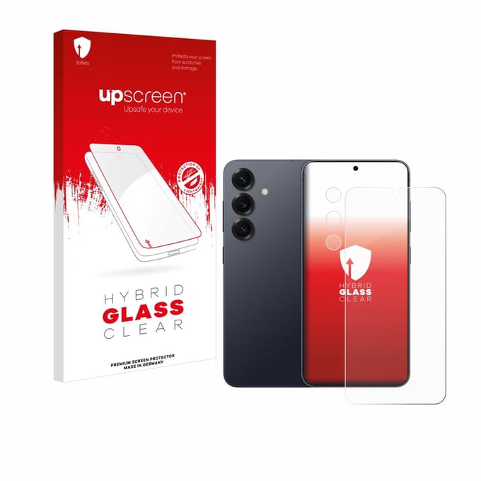 upscreen - Screenprotector voor Samsung Galaxy S25 Plus (Voor+Camera) - Folie Beschermfolie Beschermglas transparant