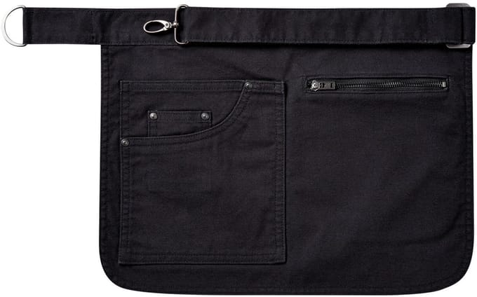 Schort/Tuniek/Werkblouse Unisex One Size Premier Black 70% Katoen, 30% Polyester