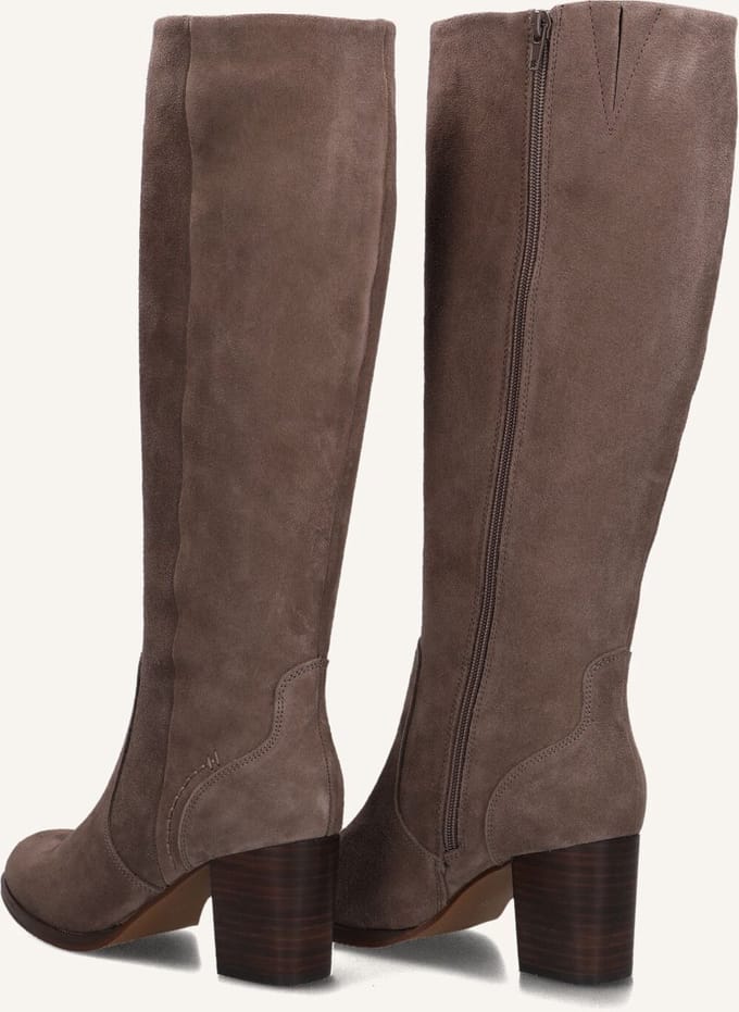 Omoda 2259-08 Laarzen - Suède - Dames - Taupe - Maat 41
