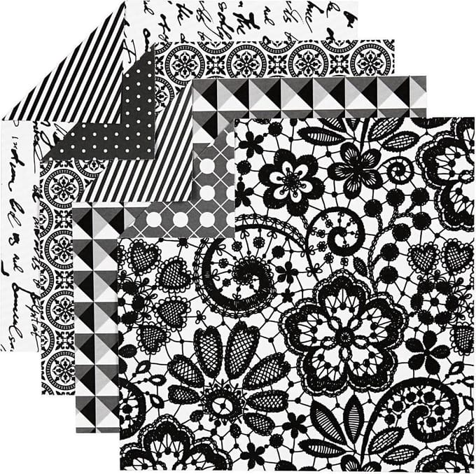 Origamipapier, afm 15x15 cm, 80 gr, 50 div vellen/ 1 doos