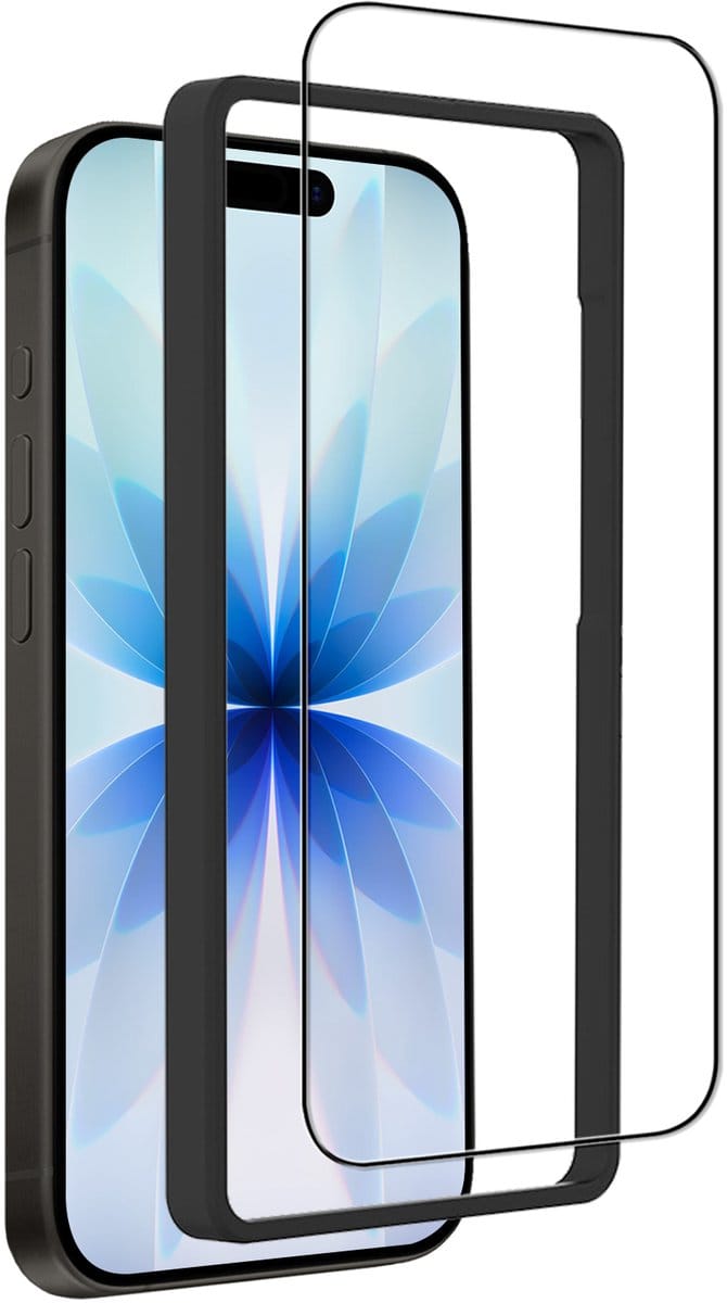 Screenprotector - Geschikt voor Apple iPhone 17 - Met Installatie Frame - Beschermglas - Gehard Glas - Tempered Glass - Screen Protector