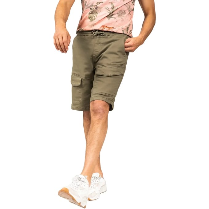 DEELUXE Losse kaki cargo shortKEITH Light Khaki