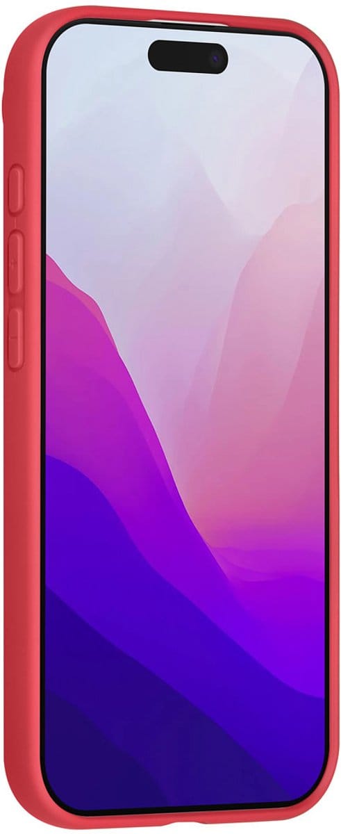 TUNIQ Back cover - iPhone 17 Air - Cherry Rood - Met MagSafe en ringstand - Schokabsorberend ontwerp