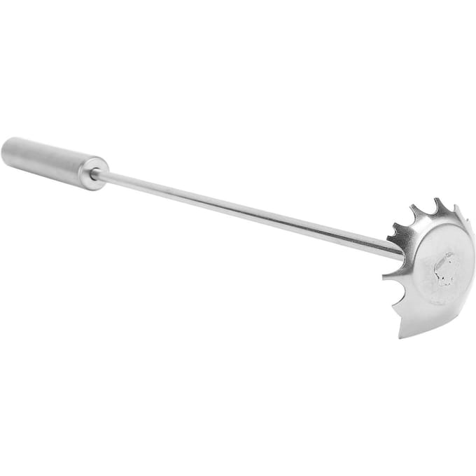 BBQ Grill Schoonmaak Schraper Roestvrij Staal Lange Handgreep BBQ Grill Schraper voor Thuis white