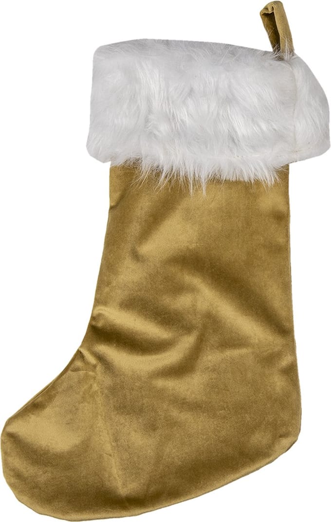 Clayre & Eef Kerstsok Kerstsok 45 cm Bruin Synthetisch