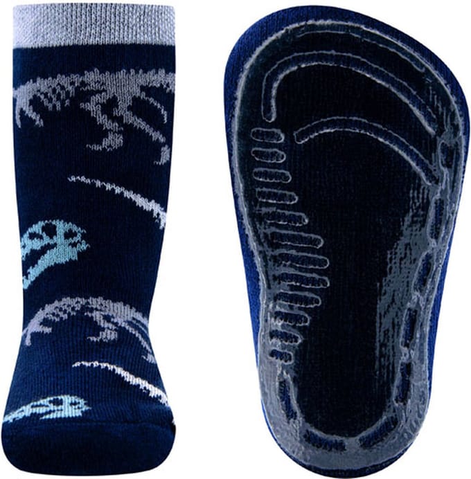 Ewers Antislipsok - T-REX Dino Skeletten - Donkerblauw -19/20