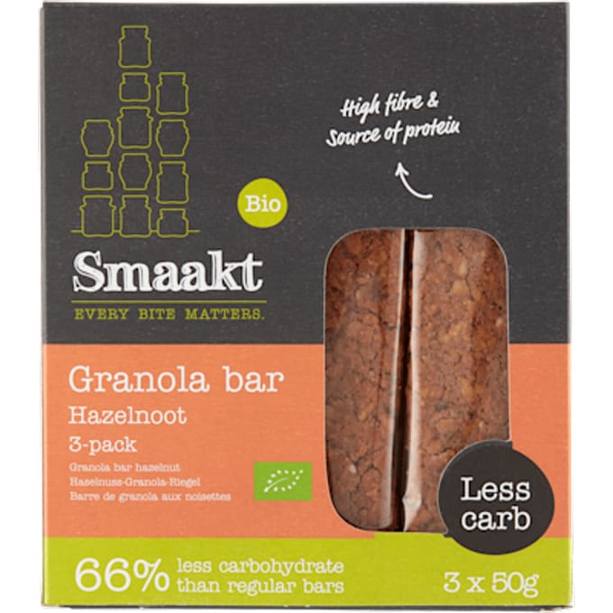 Less Carb Bar Hazelnoot Speciaal bio