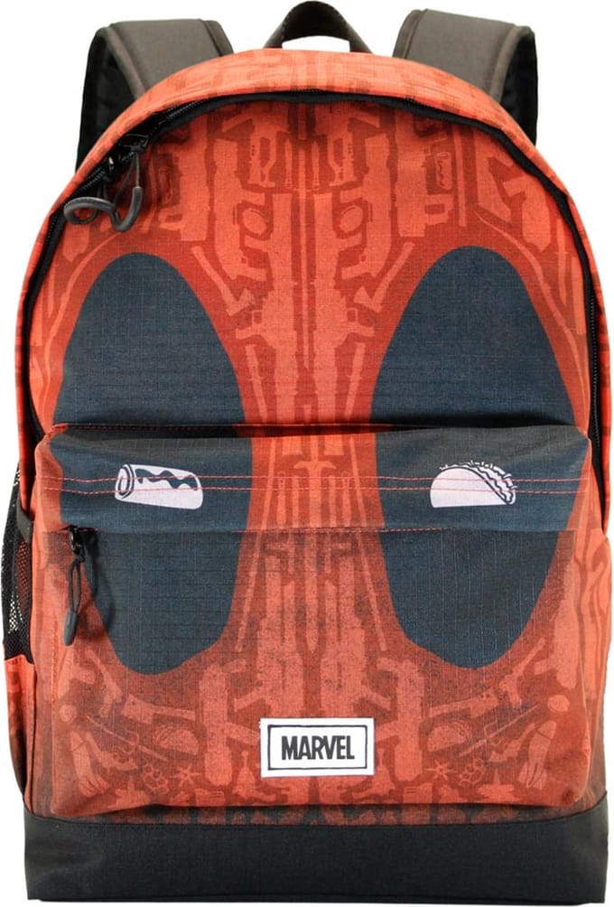 Karactermania - Marvel Deadpool Weapons - ECO 2.0 Lichtgewicht Rugzak met Trolley Bevestiging - Handbagage Backpack - Rood