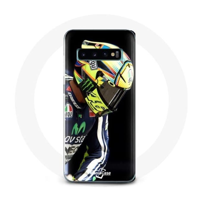 Case voor Samsung Galaxy s10 edge Valentino Rossi motorfietssnelheidsbestuurder
