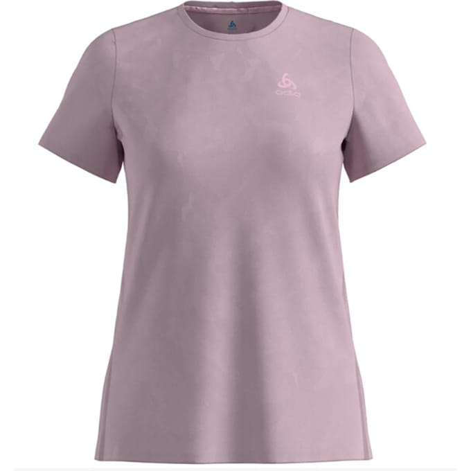 Odlo Odlo T-shirt crew neck s/s ZEROWEIGHT ENGINEERED CHILL-TEC ROZE - Maat S